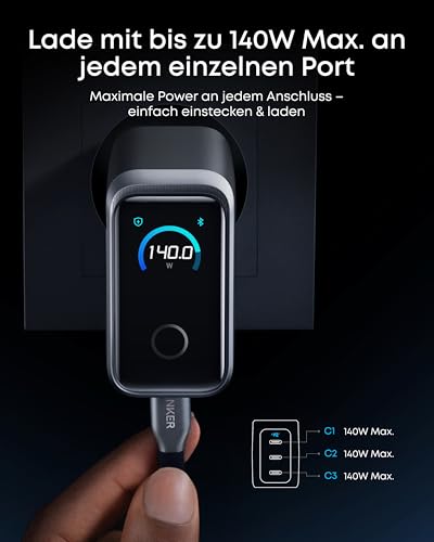 Anker Prime Ladeger?t (160W, 3 Ports, GaNPrime?? - Image 4