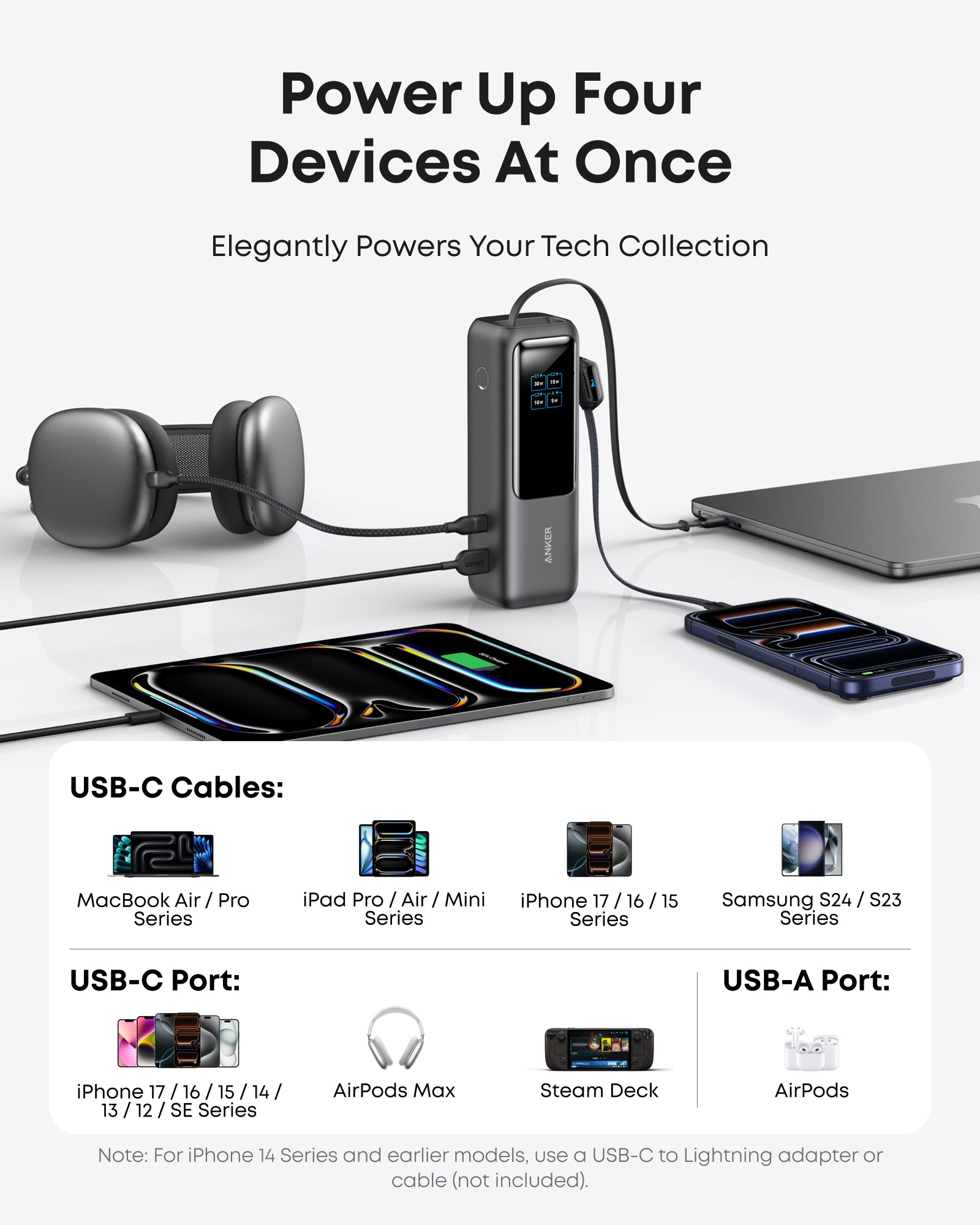 Anker Laptop Power Bank (25K, 165W, Built-In and Retractable Cables) ??2-Pack - Image 6
