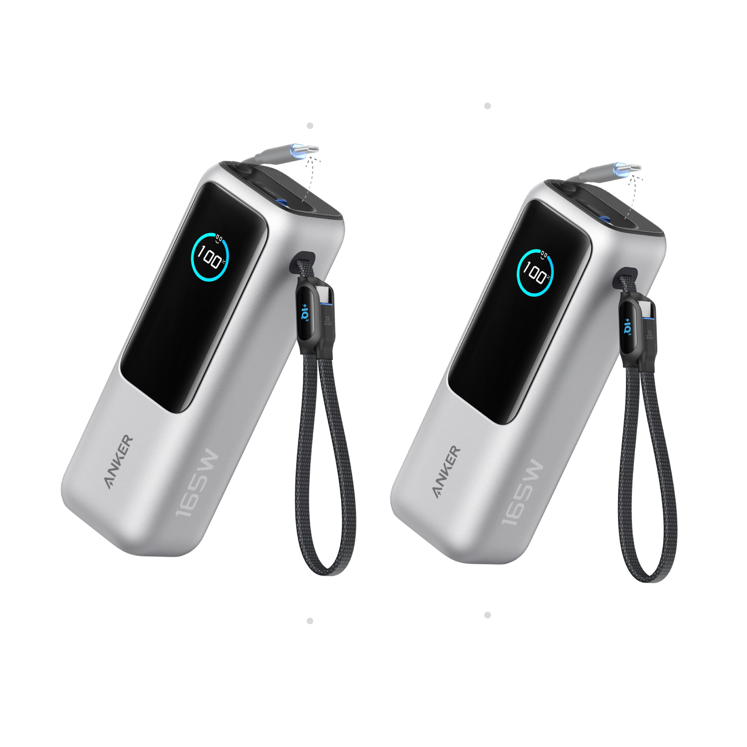 Anker Laptop Power Bank (25K, 165W, Built-In and Retractable Cables) ??2-Pack - Image 9